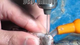 Drilling Gemstones and Semi Precious Stones [upl. by Meehahs]