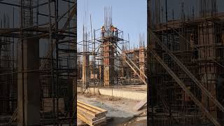 Column Shutteringcivilconstruct civilwork civil construction building build column buildings [upl. by Egief]