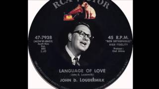 John D Loudermilk  Language of Love 1961 [upl. by Uv]