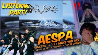 AESPA 에스파 SAVAGE ALBUM REACTION  AENERGY ILL MAKE YOU CRY YEPPI YEPPI ICONIC LUCID DREAM [upl. by Aihk849]