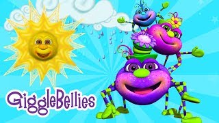 Incy Wincy Spider  Nursery Rhymes amp Kids Songs GiggleBellies [upl. by Tarfe]