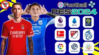 Main eFootball PES 2024 PPSSPP Liga Indonesia amp Liga Eropa Full Tim Promosi Best Graphics [upl. by Ynnohj]