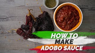 How To Make Adobo Sauce with Dried Chipotle Peppers Dried Guajillo Chiles and Dried Ancho Chiles [upl. by Ari]