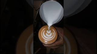 how to tulip coffee art 😉 Shorts [upl. by Eillim]