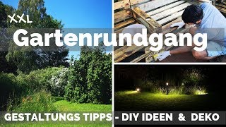 Garten Deko DIY  Gartengestaltung Tipps Ideen  Gartenbeleuchtung  Gartenmöbel  Garten gestalten [upl. by Annohsat]