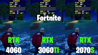 RTX 4060 VS 3060TI VS 2070S  Fortnite Performance Mode  Chapter 5 [upl. by Jada338]