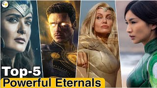 Top5 Powerful Eternal Members  Ranked Video in Hindi  ComicWood [upl. by Basset]