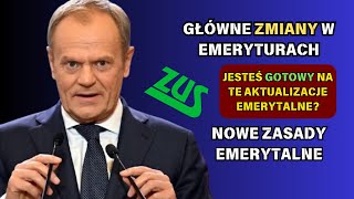 Przygotuj się na znaczące zmiany w systemie emerytalnym w Polsce dla wszystkich seniorów i emerytów [upl. by Adai257]