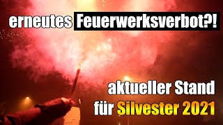 Feuerwerksverbot zu Silvester aktueller Stand 2021 [upl. by Earaj]