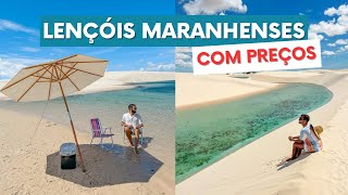 TUDO sobre os LENÇÓIS MARANHENSES Santo Amaro Barreirinhas e Atins  roteiro completo COM PREÇOS [upl. by Kelwin]