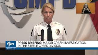 CMPD Press Briefing  August 10 2023 [upl. by Lathe]