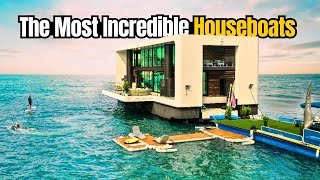 The Most Incredible Houseboats  Homes on Water [upl. by Giusto]