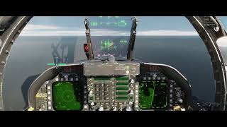 DCS World  Not my best landing on carrier [upl. by Jeanne64]