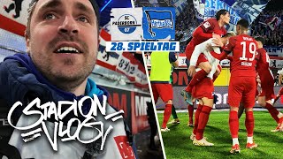 WAHNSINN wir drehen das Spiel 🥹🔥 SC Paderborn vs Hertha BSC  STADION VLOG 🏟⚽ [upl. by Mitzl]