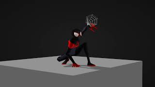 Miles Morales Jump to swing Study [upl. by Aicyla510]