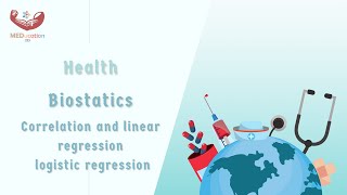 Biostatics Correlation and linear regression logistic regression [upl. by Pasadis370]