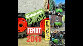 Obsthof Raddatz  Fendt 204V neue Reifen I Munckhof Aufkleber I Walterscheid Gelenkwelle [upl. by Arytahs]