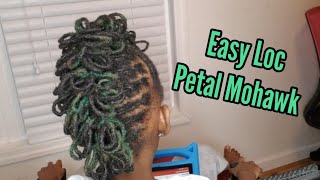 RequestedHow to do an easy loc petal mohawk [upl. by Anelagna760]