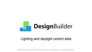 39 Lighting and daylight control data [upl. by Marras]