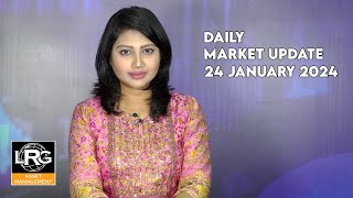 Dhaka Stock Exchange Today  24 January 2024  English  Daily Share Market News  LR Global [upl. by Ynnod]