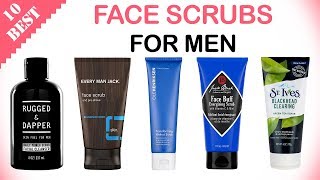 10 Best Face Scrubs for Men  Best Men’s Exfoliator for Dry Skin [upl. by Nahsad]