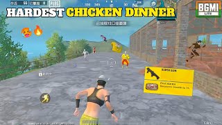 Hardest Chicken Dinner🥵  1v4  BGMI Lite PUBG Lite [upl. by Enois]