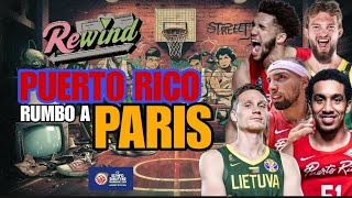 Luego de 20 años Puerto Rico vuelve a ser Olímpico en el BASKET 🔥🔥🔥🔥🔥🔥 FIBA [upl. by Vtehsta26]