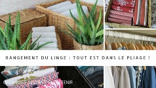 Dans nos armoires  ranger le linge [upl. by Frederigo500]