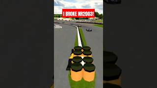 I BROKE NR2003 nr2003 indycar viral [upl. by Cece]