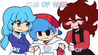 Tug Of War  YanGF AU Sky vs GF [upl. by Baal]