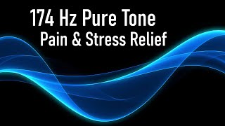 174 Hz Solfeggio Pure Tone  Pain Relief amp Deep Healing Meditation [upl. by Wynn]