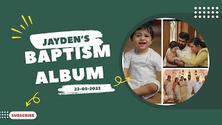 ഒരു ആൽബം കണ്ടാലോJayden’s baptism album baptism christian kerala malayalam happy [upl. by Alec]