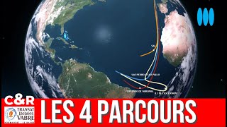 Transat Jacques Vabre 2023  Les 4 parcours des 4 courses dans la course [upl. by Marcoux]