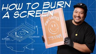 How To Make A Screen For Screen Printing  THE BLUEPRINT [upl. by Carin]