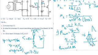 Electronique de puissance  EXERCICE transistor UJT partie 10 [upl. by Niehaus]