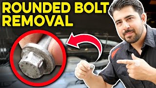 How To Remove A Rounded Nut Or Bolt Without An Impact Wrench [upl. by Torie590]