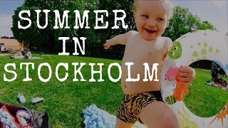 Följ familjen till Eriksdalsbadet utomhusbad VLOGG [upl. by Johan]