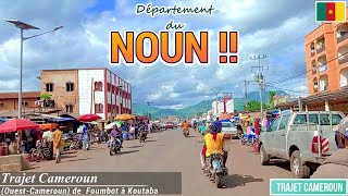 Visitons le département du Noun à louest Cameroun  Trajet Cameroun [upl. by Opaline]