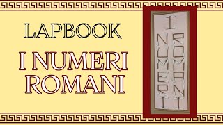 LAPBOOK I NUMERI ROMANI con regole ed esempi  tutorial scuolaprimaria [upl. by Buck376]