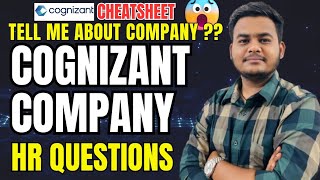 Cognizant Company Related Questions  Tell Me About Cognizant [upl. by Adamok]