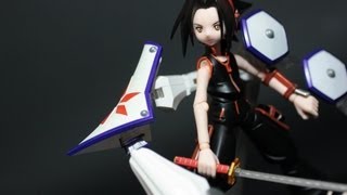 Toy Review RIOBone Yoh Asakura amp Koubaku Style OS Byakkou Shaman King [upl. by Aivatnuahs]