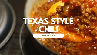 Texas Style Chili Recipe  No Beans [upl. by Daven]