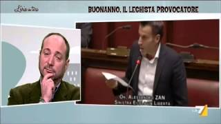 Buonanno il leghista provocatore [upl. by Idmann]