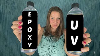 Which is BETTER UV Resin VS Epoxy Resin [upl. by Alekin]