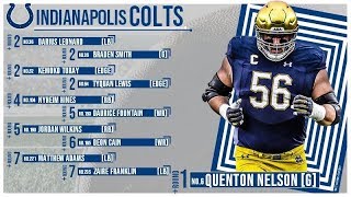 Indianapolis Colts Draft Picks  PFF [upl. by Zolly]