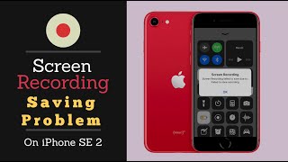 Fix Screen Recording Not Saving Problem on iPhone SE 2 iPhone Screen Recording Not Working Solved [upl. by Elspet]