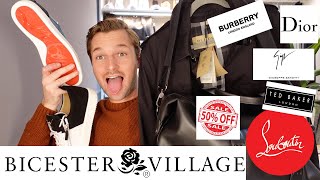 BICESTER VILLAGE OUTLET HAUL w PRICES Luxury mens fashion haul [upl. by Gosser]