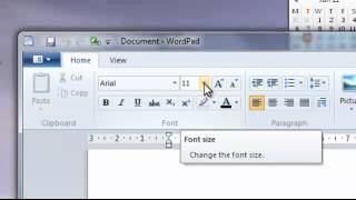 Basic Computer Training  Document Creation in Wordpad [upl. by Aerised954]