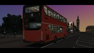 Route 12 Camberwell Green  Oxford Cirus Omsi 2 London [upl. by Graner814]