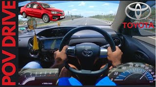 Toyota Etios POV Test drive  Acceleration  Top speed  Diesel  BUI 16 [upl. by Cedric90]